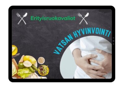 Vatsanhyvinvointi ja erityisruokavalio
