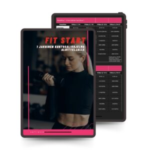 FIT START - 1-jakoinen kuntosaliohjelma aloittelija naiselle